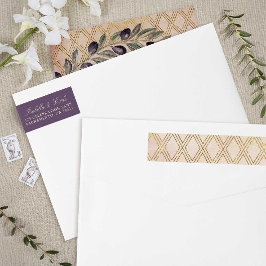 Chic Toscaanse Gouden Olijftakken