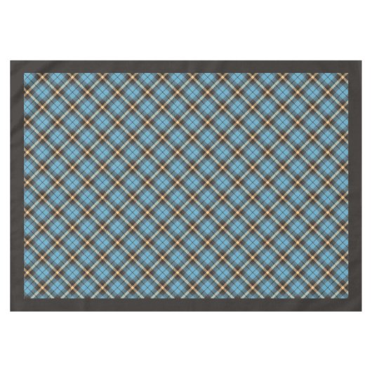 Chic Traditioneel Plaid Tafelkleed Gift voor het M (Voorkant (Horizontaal))