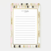 Chic Tree A Note of Monogram Blocnote (Voorkant)