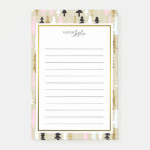 Chic Tree A Note of Monogram Blocnote