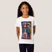 "Chic & Trendy Meisjes T-Shirt – Stijlvolle Casual (Voorkant volledig)