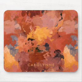 Chic Trendy Terracotta Rust Oranje Brown Muismat