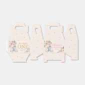 Chic Tribal Cute Elephant Blush Floral Wild One Bedankdoosjes (Uitgevouwen)