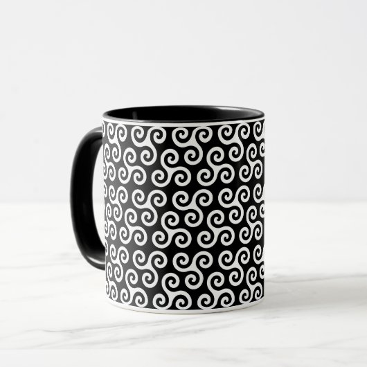 Chic Triple Celtic trisÝ Symbol Patroon Mok (Voorkant links)