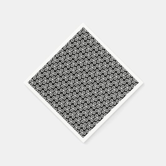 Chic Triple Celtic trisÝ Symbol Patroon Servet (Hoek)