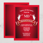 Chic trompet bloemen officiële bannerbruiloft kaart (Voorkant / Achterkant)