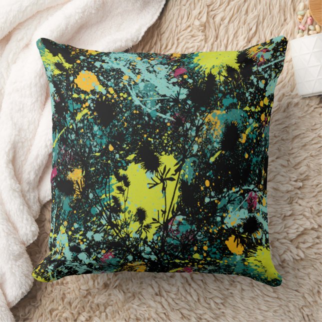 Chic Tropical Abstract Kussen (Deken)