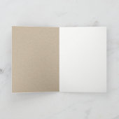 Chic Tropical Beach Palm Trees Waterverf Wedding Bedankkaart (Binnen)