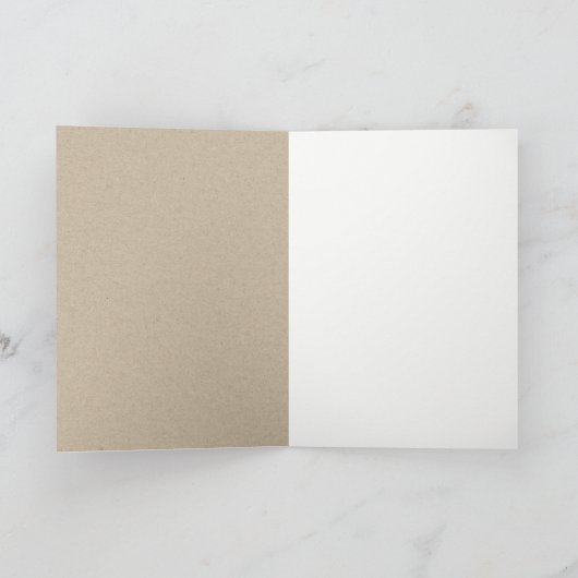 Chic Tropical Beach Palm Trees Waterverf Wedding Bedankkaart (Binnen)