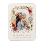 Chic Tropical Boho Floral Moederdag Gift Magneet (Verticaal)