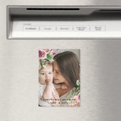 Chic Tropical Boho Floral Moederdag Gift Magnet (Insitu (Vaatwasser))