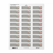 Chic Tropical Flowers Hibiscus  Address Label (Full Sheet)