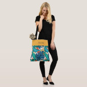 Chic Tropical Monogrammed Canvas tas (Op model)