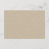 Chic Tropical Monstera Foliage Green Wedding Rsvp Informatiekaartje (Achterkant)