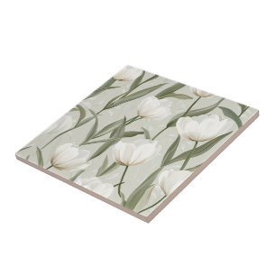 Chic Tulip Keramische Tegels voor Rustieke Keuken Tegeltje