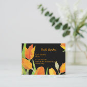 Chic Tulips Florist Visitekaartje (Staand voorkant)