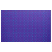 Chic Turquoise op Midnight Blue Polka Dots Pattern Stof (Yard (91,4 cm))