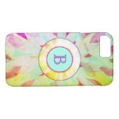 Chic Turquoise Radiance iPhone iPad Case (Achterkant (Horizontaal))