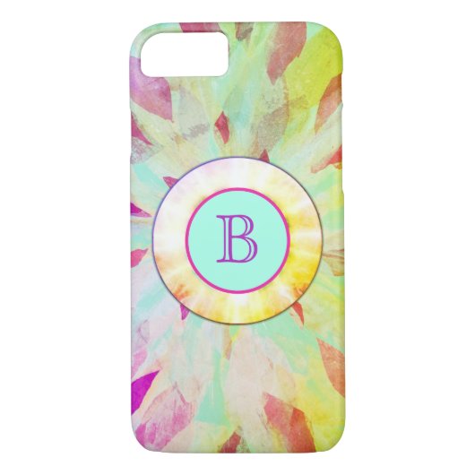 Chic Turquoise Radiance iPhone iPad Case (Achterkant)