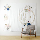 Chic Twins Roze Blush Bloemendecor Doop Foto Prop Wandkleed (In Situ (horizontaal))