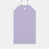 Chic Type Baby Meisje Douche Lavendel Paarse Cadeaulabel (Achterkant)