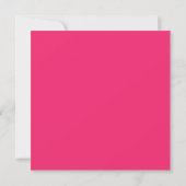 Chic Typografie Save the Date Invite, Roze (Achterkant)