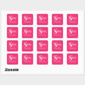 Chic Typografie Sparen de Stickers van de Datum, R (Vel)