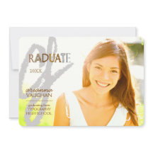 Chic Typography Photo Afstuderen