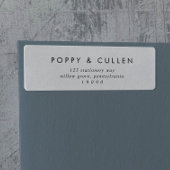 Chic Typography Return Address Label