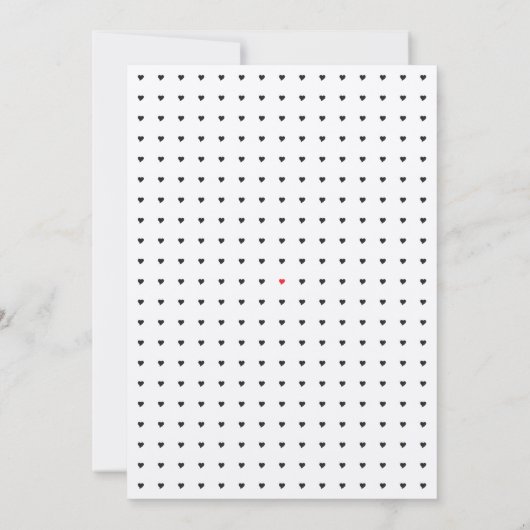 Chic Typography Wedding Rehearsal Dinner Kaart (Achterkant)