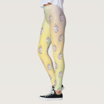 Chic Unicorns en Rainbow Color Pattern-Leggings