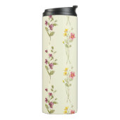 Chic & Uniek: gepersonaliseerd bloemendesign Thermosbeker (Gedraaid links)