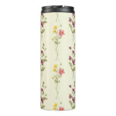 Chic & Uniek: gepersonaliseerd bloemendesign Thermosbeker (Achterkant)
