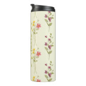 Chic & Uniek: gepersonaliseerd bloemendesign Thermosbeker (Geroteerd rechts)