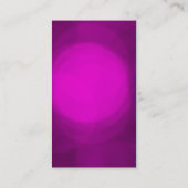 Chic Unique Monogram Roze Paars Visitekaartje (Achterkant)