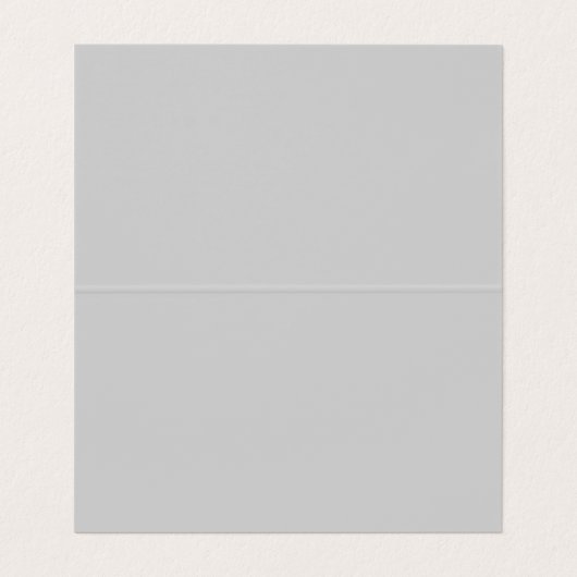 Chic Unique Script Grey Visitekaartje (Binnenkant ongevouwen)