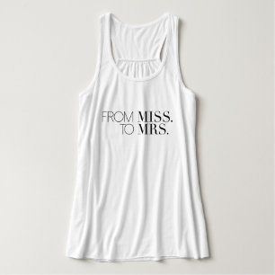 Chic Van Miss tot Mrs   Bruid Tanktop