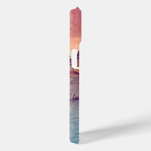 Chic  Venice Canal Pastel Waterverf Art Case-Mate iPhone Case (Achterkant / Rechts)