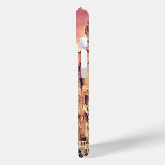 Chic  Venice Canal Pastel Waterverf Art Case-Mate iPhone Case (Achterkant / Links)