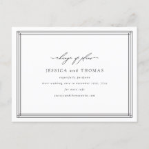 Chic Venster Huwelijk Uitstel Wijzig de Datum