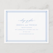 Chic Venster Huwelijk Uitstel Wijzig de Datum Aankondigingskaart (Voorkant)