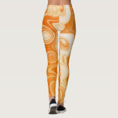 Chic Vibe met roovy Art voor snelle vloeistofcircu Leggings (Achterkant)