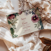 Chic Victoriaans Royal Floral Wedding Save The Date