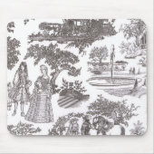  Chic Victoriaans Toile Mousepad Muismat (Voorkant)
