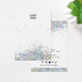 Chic Voeg je Logo Ketting oorbellen display Kaart (Bureau)