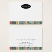 Chic Voeg je Logo Kettingen armband display Kaart (Voorkant /achterkant)