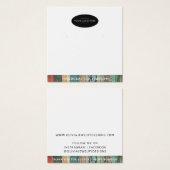 Chic Voeg uw Logo Earring Display Kaart (Voorkant /achterkant)