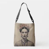 Chic voor de moderne avonturier Frida Kahlo Crossbody Tas (Achterkant)