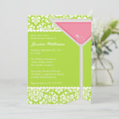 Chic-Vrijgezellenfeest Kaart (Staand voorkant)