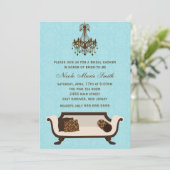 Chic-Vrijgezellenfeest Kaart (Staand voorkant)